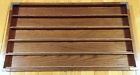 Vintage - Toy Model Train Locomotive Wall Mount Wood Display Show Case   Tracks
