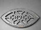 Cast Iron Footed Sad Iron Trivet - Advertising H2h Humphrey Gas Iron 