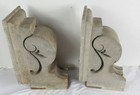 2 Antique Large Wood Corbels Roof Brackets Old Farmhouse Architecture Matching
