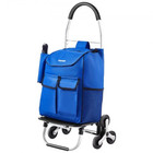 Stair Climbing Folding Shopping Cart 36l Grocery Utility Trolley Dolly