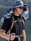 Solar  Usb Powered Fan Hat Outdoor Fishing Farmer Sun Hat Uv Protection Camo New
