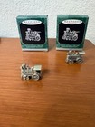 Hallmark 1998 Noel Rr Locomotive Pewter Mini 10th Anniversary Ornament Set 2