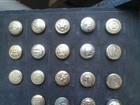 Lot Of Civil War Buttons On A Plaque No Idea How Old They Are