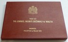 1972 Malta - First Official Proof Set  8  - Royal Mint - Km  Ps1 - Rare 