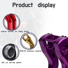 Hoprousa 12 Inch Handlebar Riser 1  Extension 2  Pullback Purple With Gauge