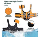 Kuoser Dog Life Jacket With Reflective Stripes Adjustable High Visibility Dog Xl