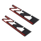 2pcs Z71 Emblem Badges For Silverado 84632695 Black Red 2019-2025 Decal