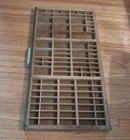 Hamilton Mfg  Co  Antique Wood Printers Drawer Letterpress Type Tray  Shadow Box