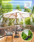 26ft Pre-assembled Outdoor Misting Cooling System  Nelyeqwo Patio Misters With W