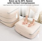 Comforter Storage Bag - Large Capacity Ultra Space Saving Self Compression Or   