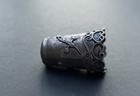Vintage Ornate Spiral Swirl Sterling Silver Sewing Thimble Stamped At 925