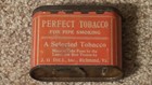 Antique Kensington  kernel Cut  Pocket Tobacco Tin  scarce 