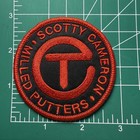      Scotty Cameron Embroidered Iron On Golf Patch  Putter Circle T