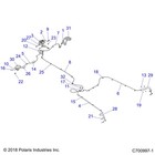 Polaris Brake Line  66 7 In  Genuine Oem Part 1912063  Qty 1