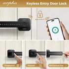 Arpha 5-in-1 Door Lock Password Fingerprint App Control Keyless Entry Door Lock
