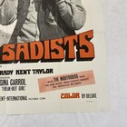 1969 Satan   s Sadists Original One Sheet Movie Poster 27x41 Bikers Sexploitation
