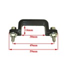 Front Number Plate Cable Guide For Pit Dirt Bike Motorcycle