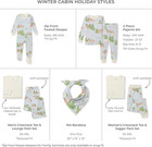 Family Matching Holiday Pajamas - Organic Cotton Pjs For Infants  Toddlers  Kids