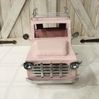 Vintage Pink Metal    just Married    Car Wedding Anniversary Centerpiece