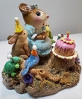 Wee Forest Folk Life Of The Party Retired M-483a B-day Frog Bird Squirrel Bunny