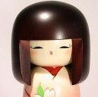 New kokeshi Doll  Kyoto Beauty  Traditional Japanese Doll Kimono Cherry Blossoms