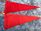 Vintage Us Army Pennants Flags Camp Barkeley Kilmer Ww2 Nj Tx Patches Pins 28 