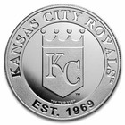 Mlb Kansas City Royals 1 Oz Silver Round  w box 