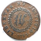 1785 C 3-b R-2 Pcgs Au 55 Nova Constellatio Colonial Copper Coin