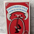 Boxed Safety Mmatch Stick Pencil And Eraser Set   a113 Safetymatch