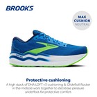 Brooks Men   s Ghost Max 2 Neutral Running   Walking Shoe - Dutch Blue green