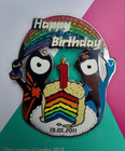 Official London 2012 Olympic Happy 1st Birthday Pin Badge Slight Imperfection