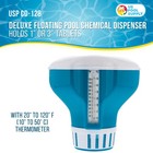U s  Pool Supply 7  Pool Floating Chlorine Chemical Dispenser With Thermometer