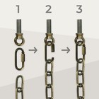 Royal Designs Heavy Duty Lighting Fixture Chain - 6 Ft Length - Up To 60-pounds