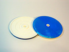 Lot Of 10 Blue Reflector 3-1 4 Inches Center Mount