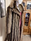 Vintage 60   s Genuine Racoon Coat Ladies S  Read