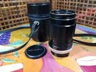 Minolta Mc Tele Rokkor-qd 1 3 5 F 135mm Portrait Camera Lens And Travel Case