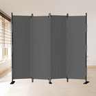 Upgraded Seamless Room Divider 4-panel Folding Privacy Screen Room Partition