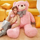 Ikasa Giant Teddy Bear Plush Toy Pink 59 Inches