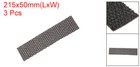 3pcs Air Conditioner Filter Washable Foam Replacement Black 8 46  X 1 97  X 0 2 