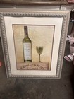 Castillo De Scafi Wine  Featuring A Vintage Map Background Print 21 X 25