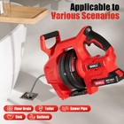 Shall 20v Cordless Drain Auger  For 3 4      -2       Sewer Pipe  Sink Toilet Bathroom