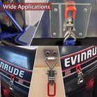 2pcs Toggle Latch Clamp 4001 Stainless Steel Pull Hasp 220lbs For Case Door