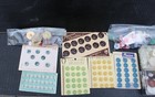 Vintage Lot Of Assorted Buttons Bakelite  Plastic  Metal  Mother Of Pearl 