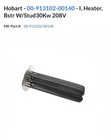 Hobart 00-913102-00140 Booster Element With Studs  208v  30kw
