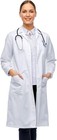 Professional Lab Coat For Women   Men  White Unisex Labcoat  Cotton Poly Medi   