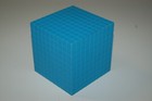 Eta Hand2mind Base Ten Cube Plastic Item  5562 Blue Teaching Manipulative