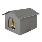 Outdoor Cat House Courtyard Pet Dog Outdoor Stray Dog Winter Warm Loving Home