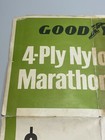 Goodyear Tires Old Vintage Tire Price Advertising Sign Poster Cardstock Unused