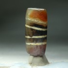 Tibetan Old Dzi Agate Bead  stripes  Amulet Pendant From Tibet 46226