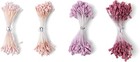 Sizzix Flower Stamens Pink Purple Rose Violet 400 3d Flowers Pack 664665 New